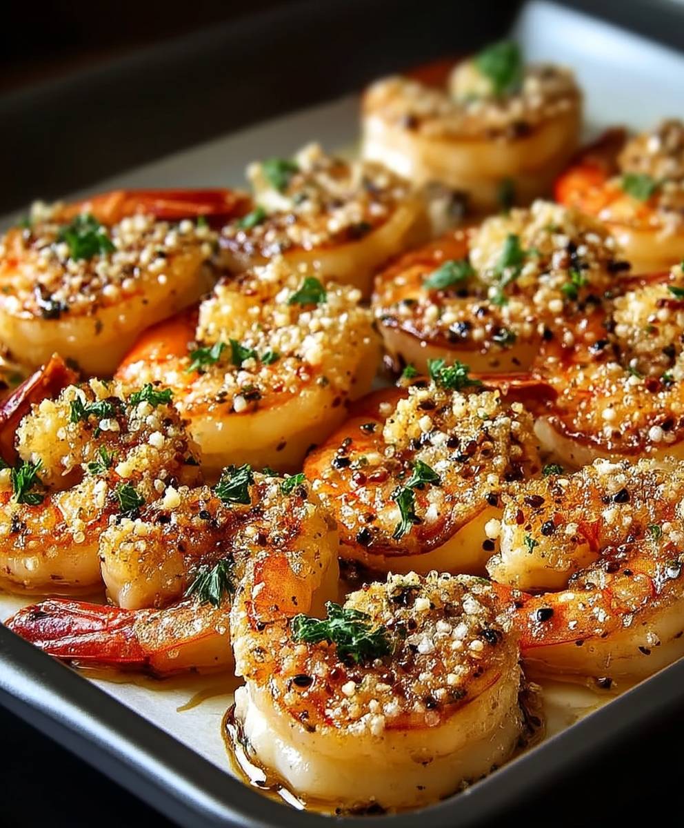 Garlic Parmesan Roasted Shrimp