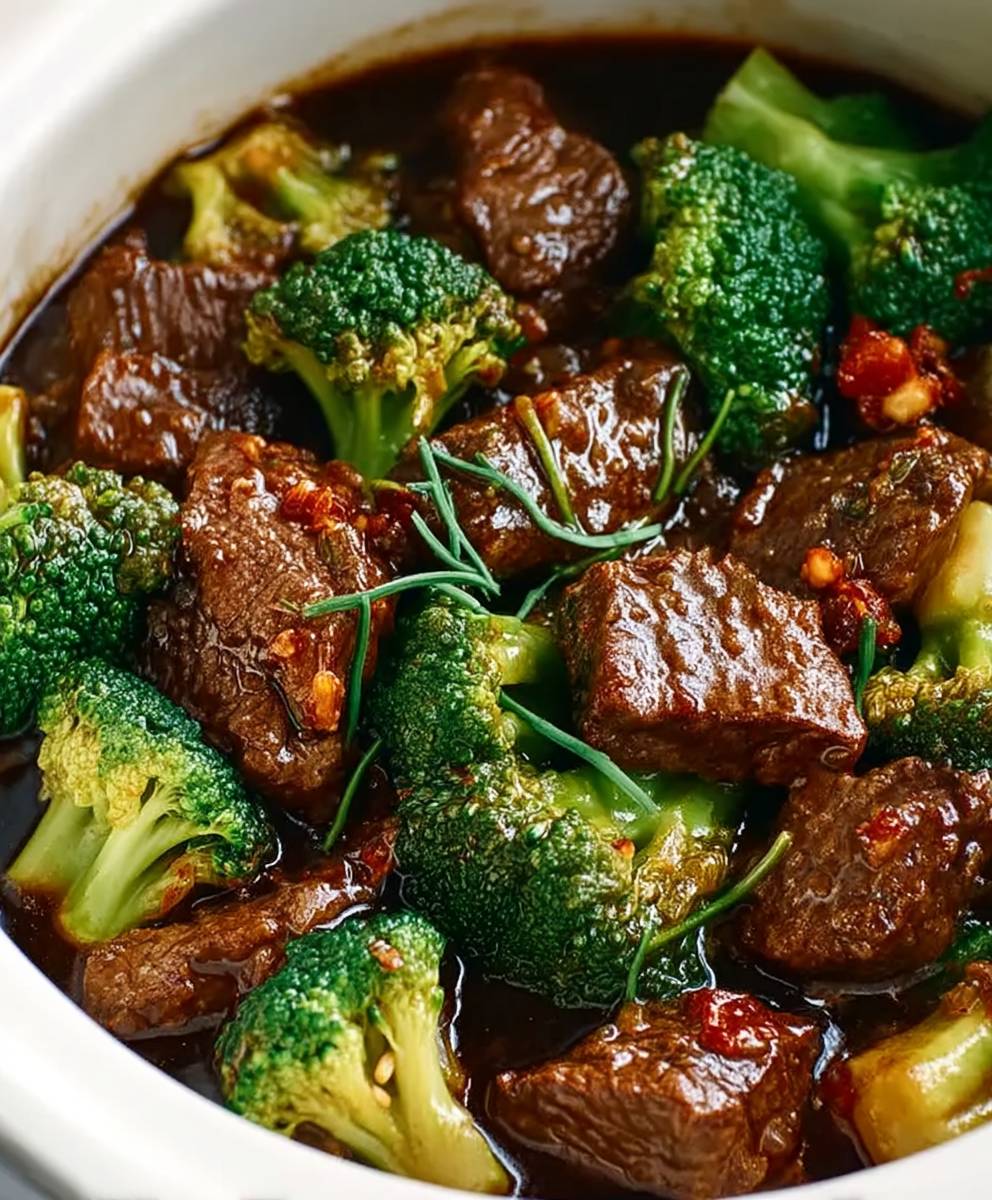 Slow Cooker Beef Broccoli