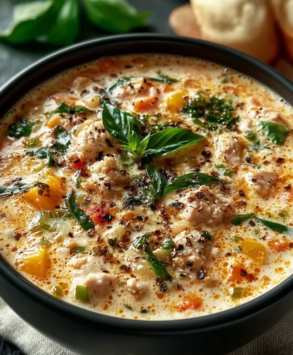 Creamy Italian Chicken Soup