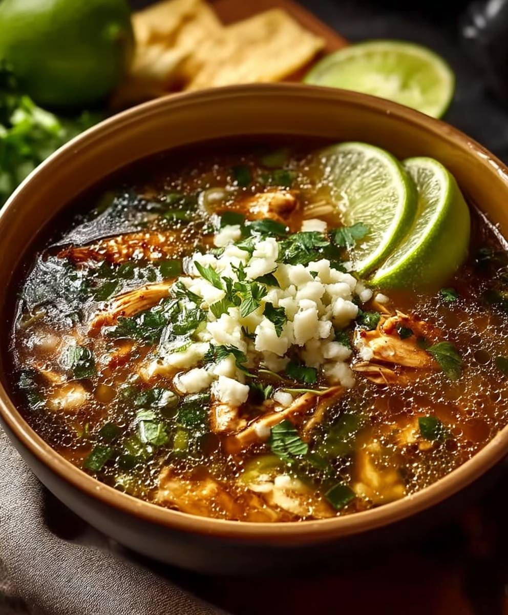 Salsa Verde Chicken Soup