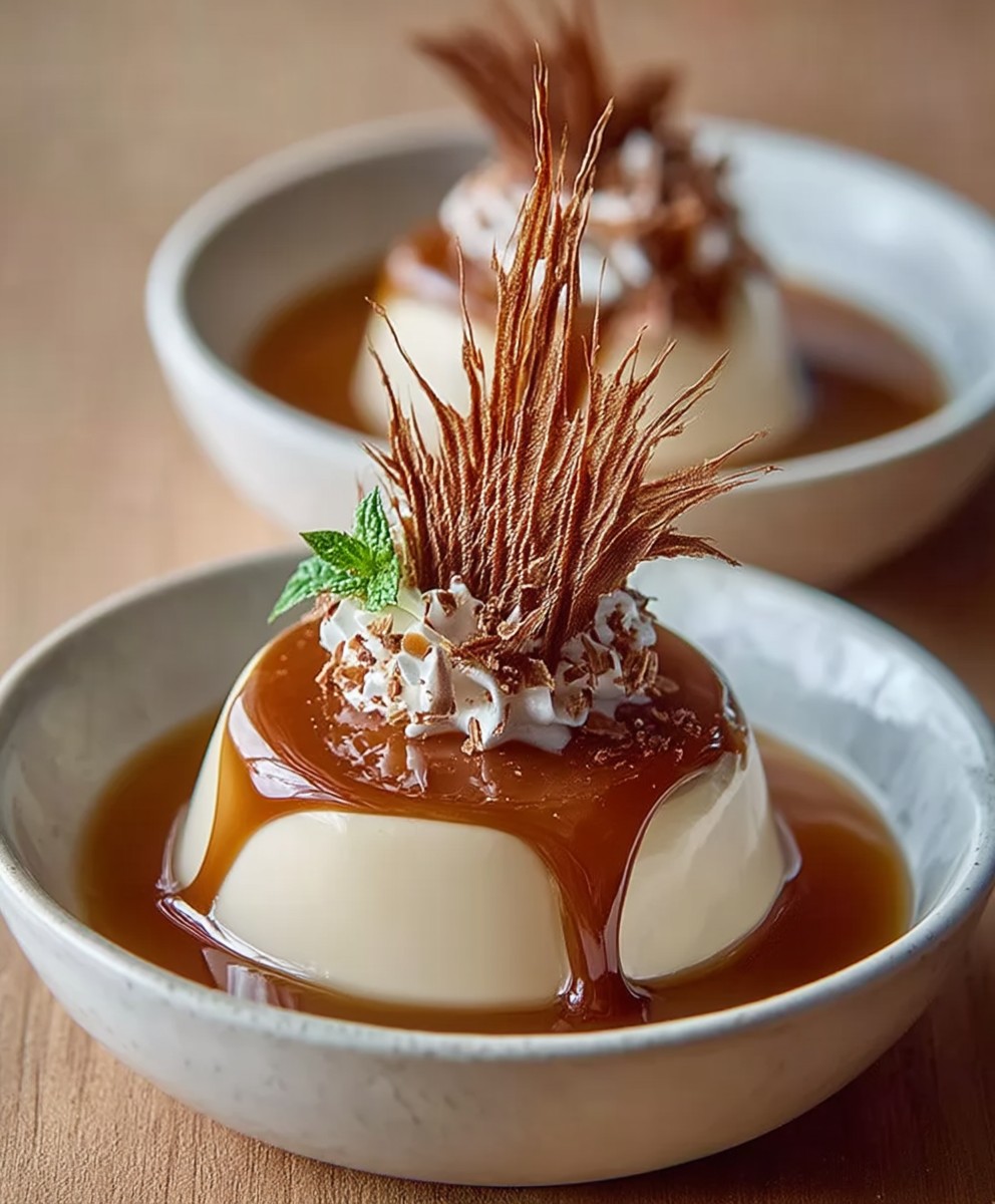 Coffee Caramel Panna Cotta