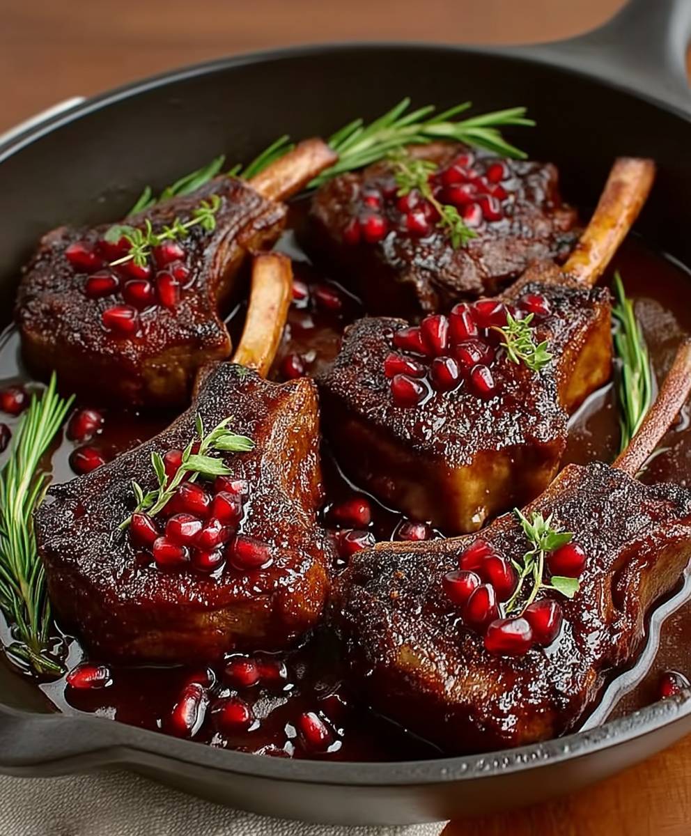 Pomegranate Lamb Chops