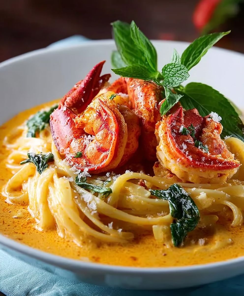 Lobster Curry Pasta