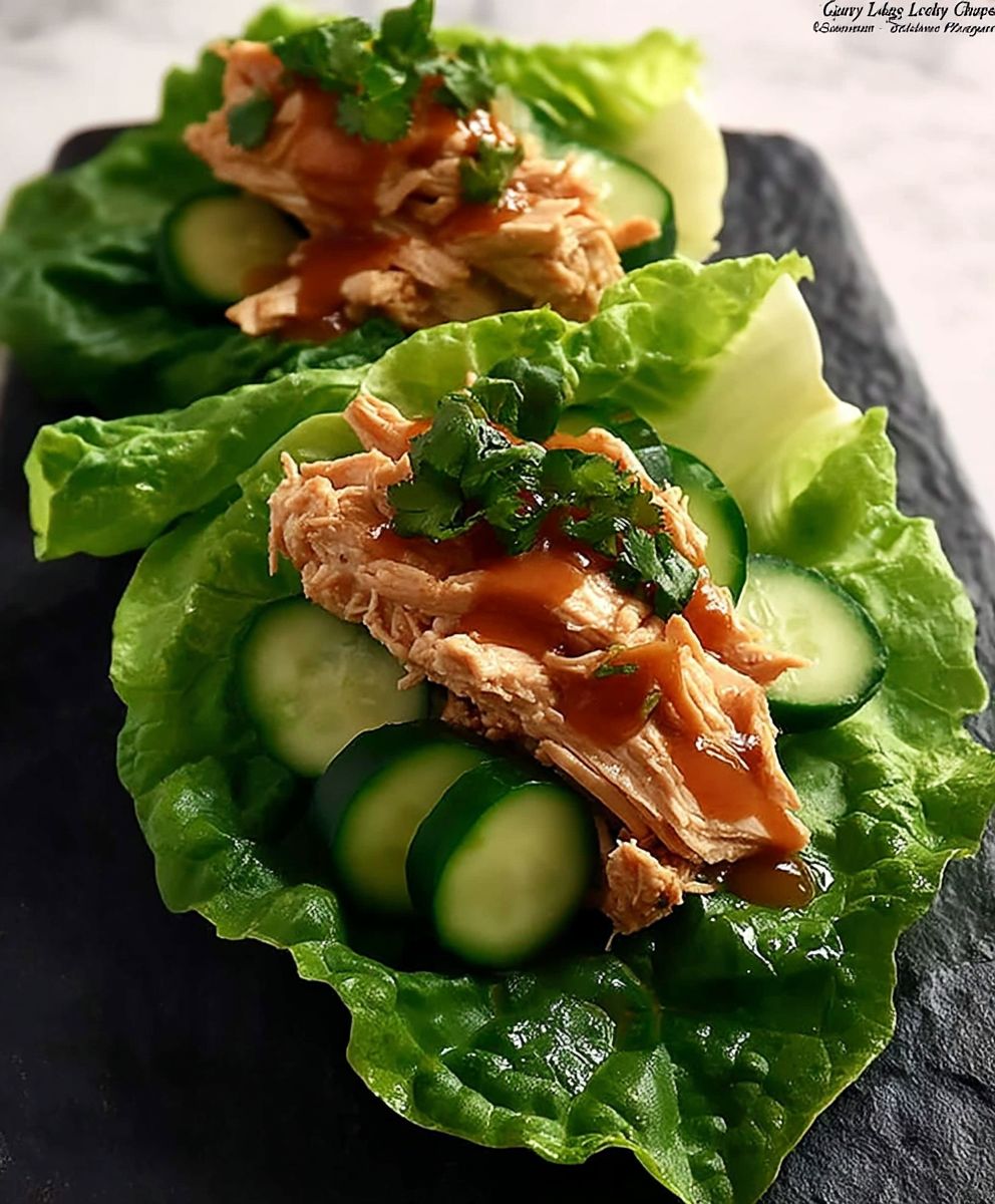 Chicken lettuce wraps