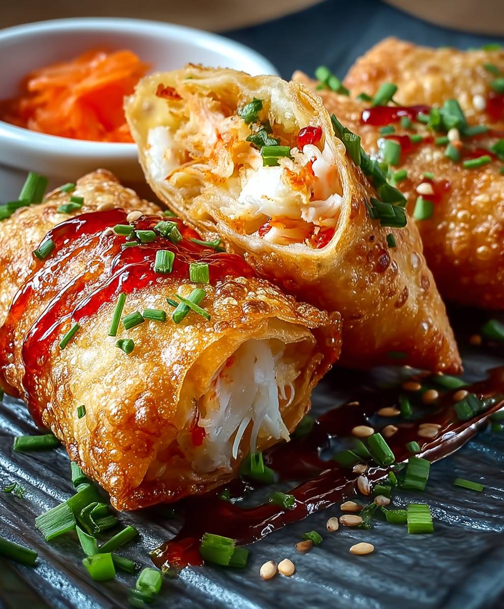Crispy Crab Egg Rolls