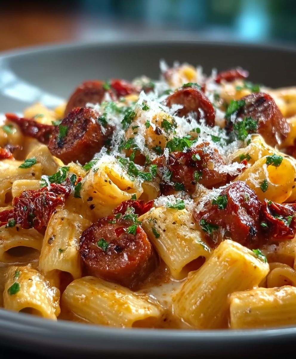 Sausage chorizo pasta