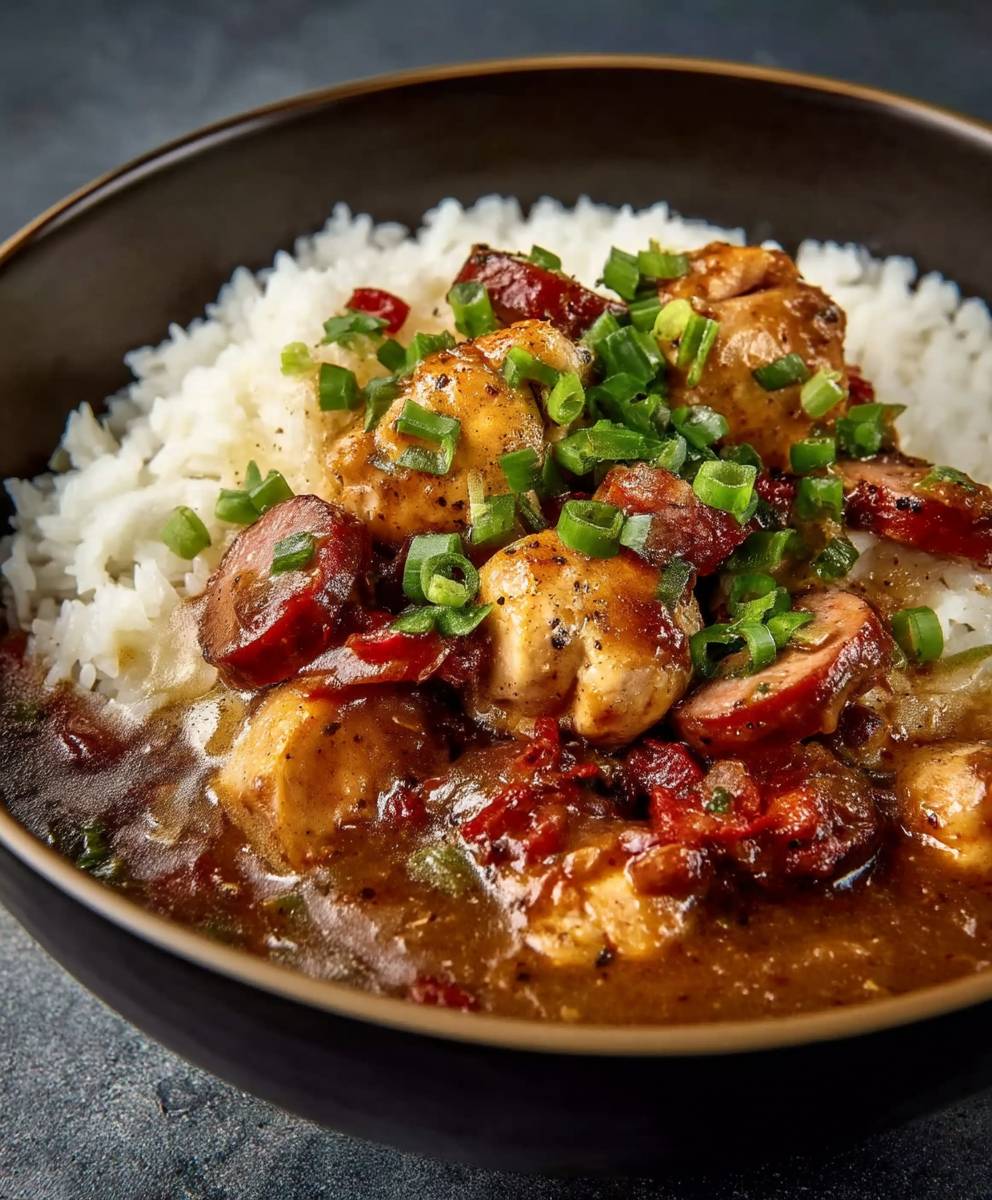 Cajun Chicken Sausage Gumbo
