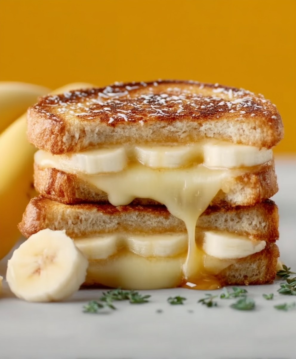 Honey Banana Grilled Cheese