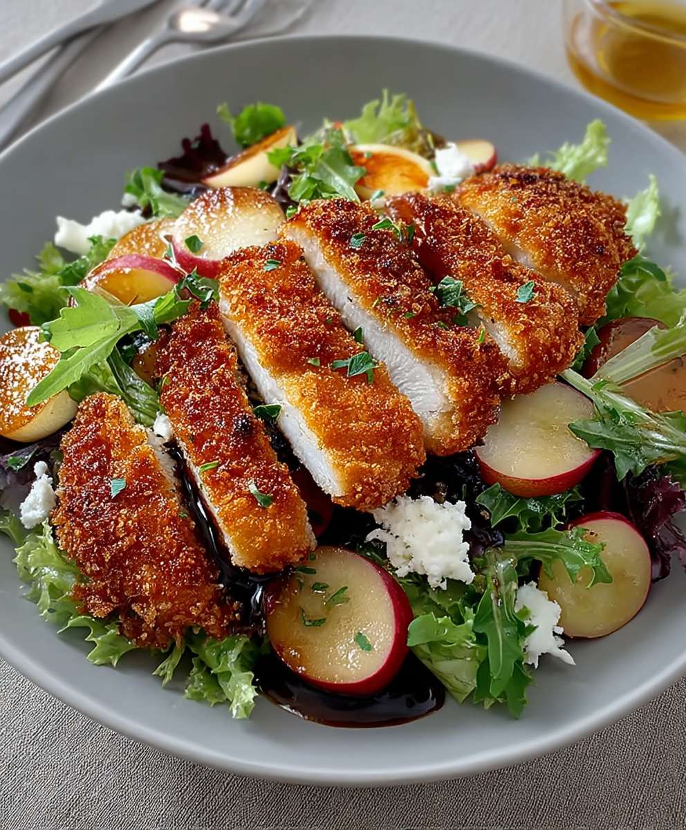 Chicken cutlet salad