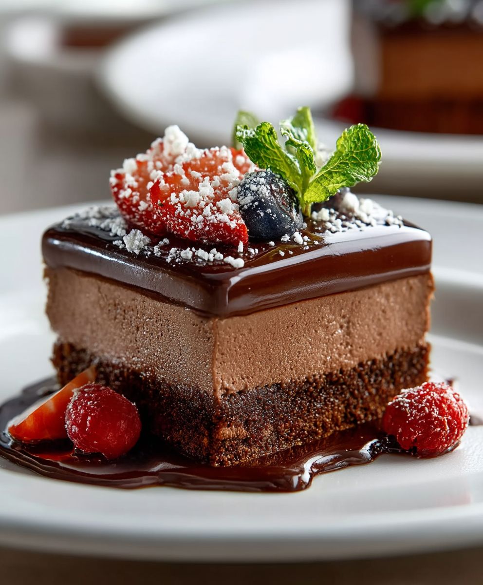 Chocolate Custard Cake