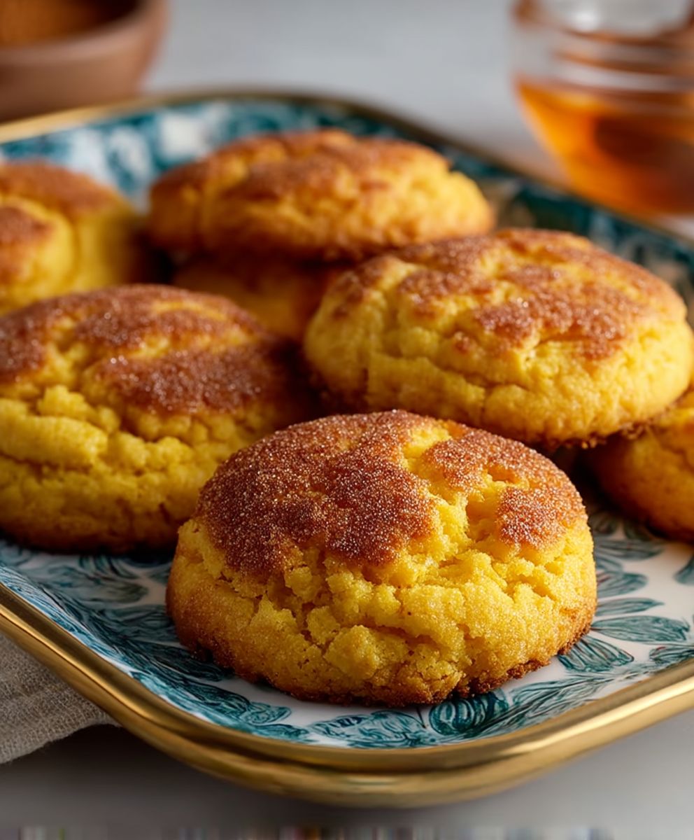 Honey Butter Cornbread Cookies