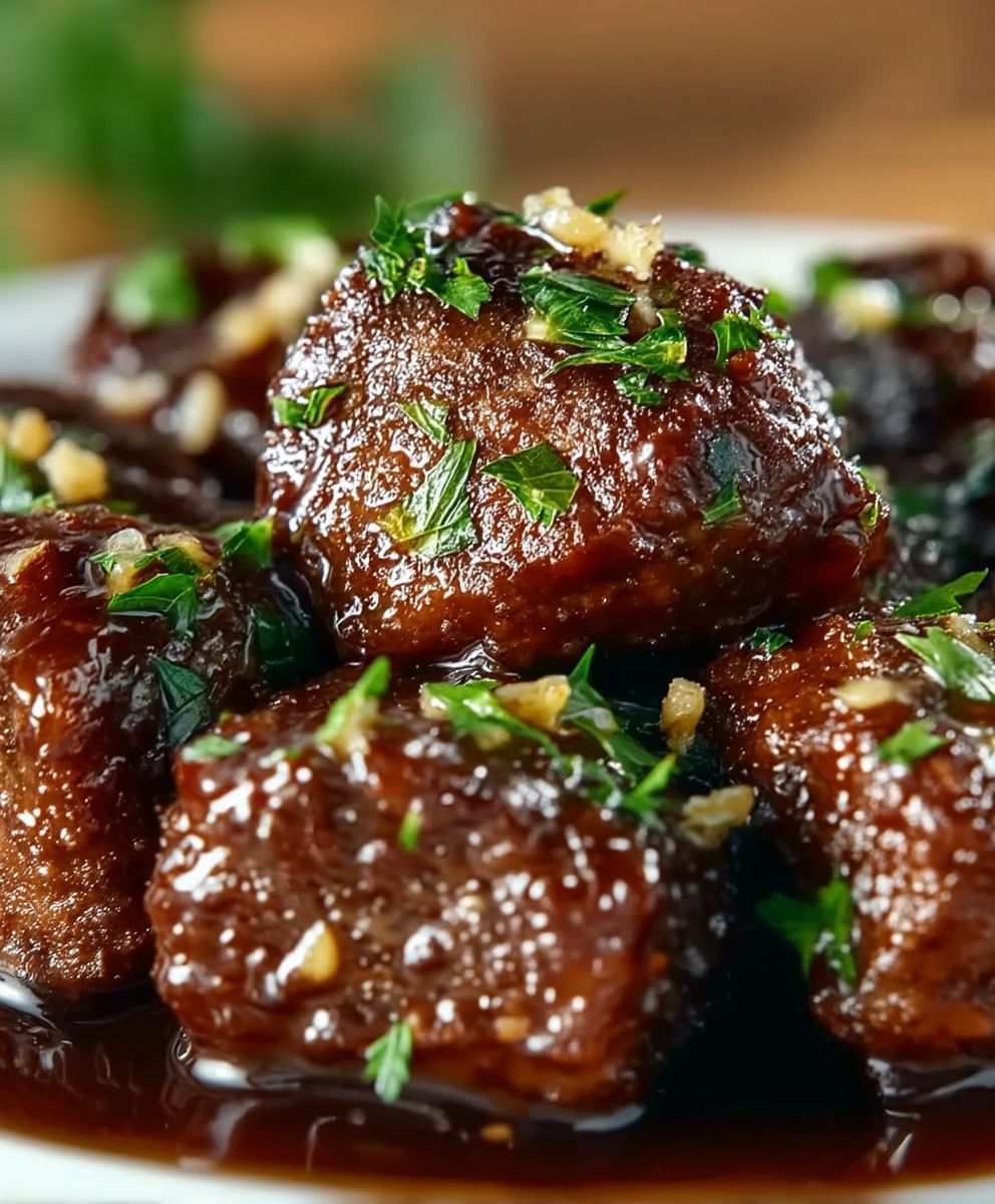 Honey Garlic Steak Bites