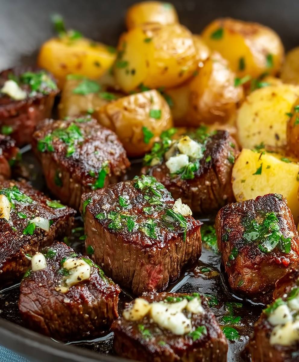 Garlic Butter Steak Bites