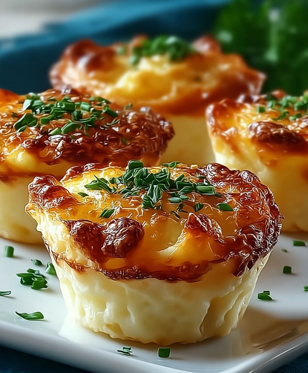 Cheesy Mashed Potato Puffs