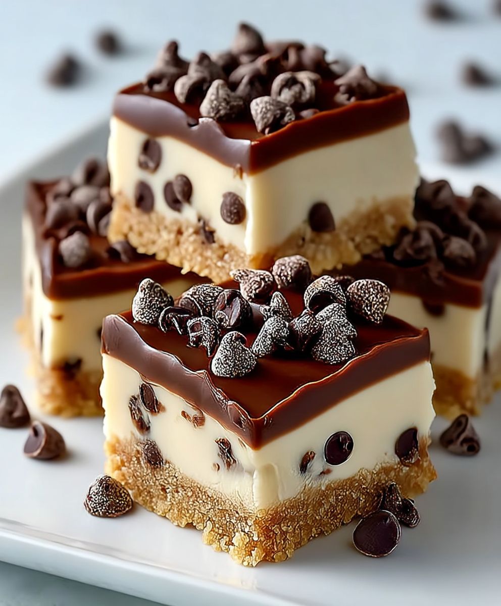 Chocolate Chip Cheesecake Bars