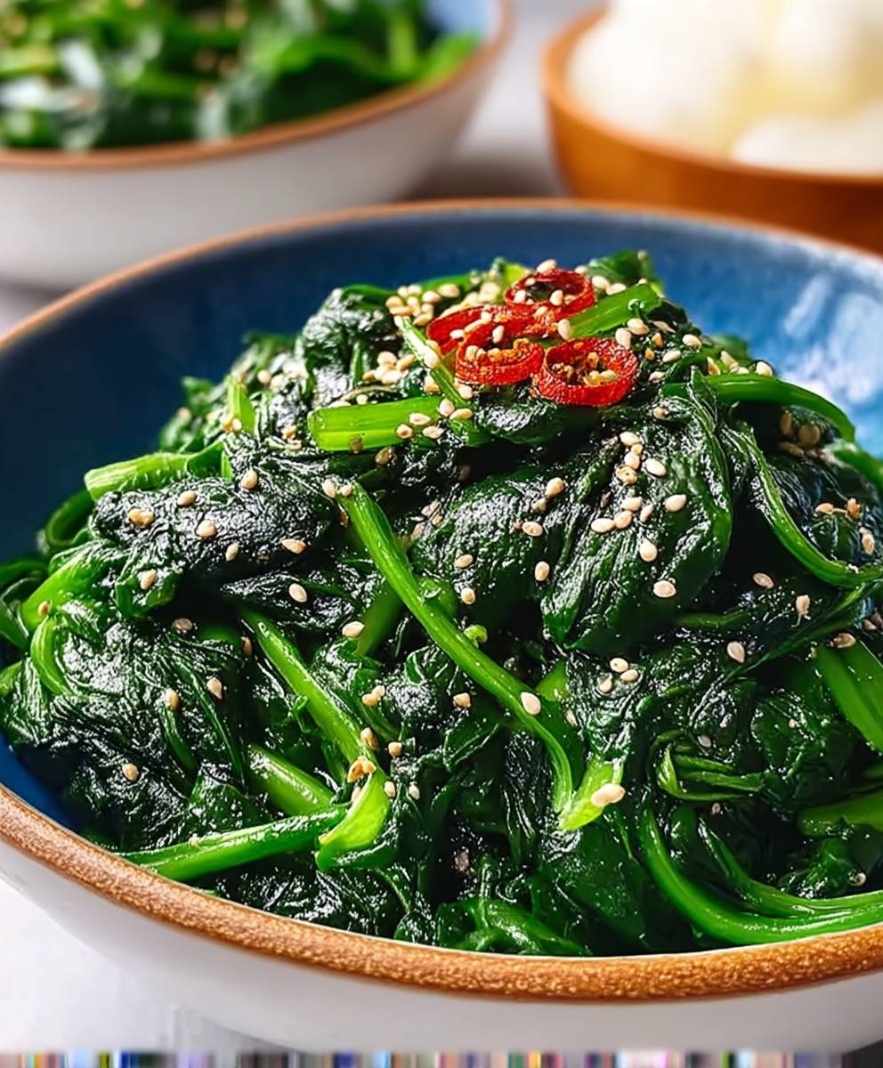 Korean Spinach Salad