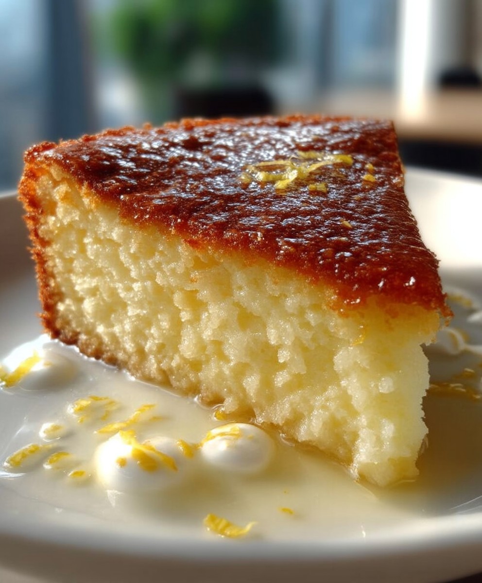 Creamy Cheese Lemon Cake