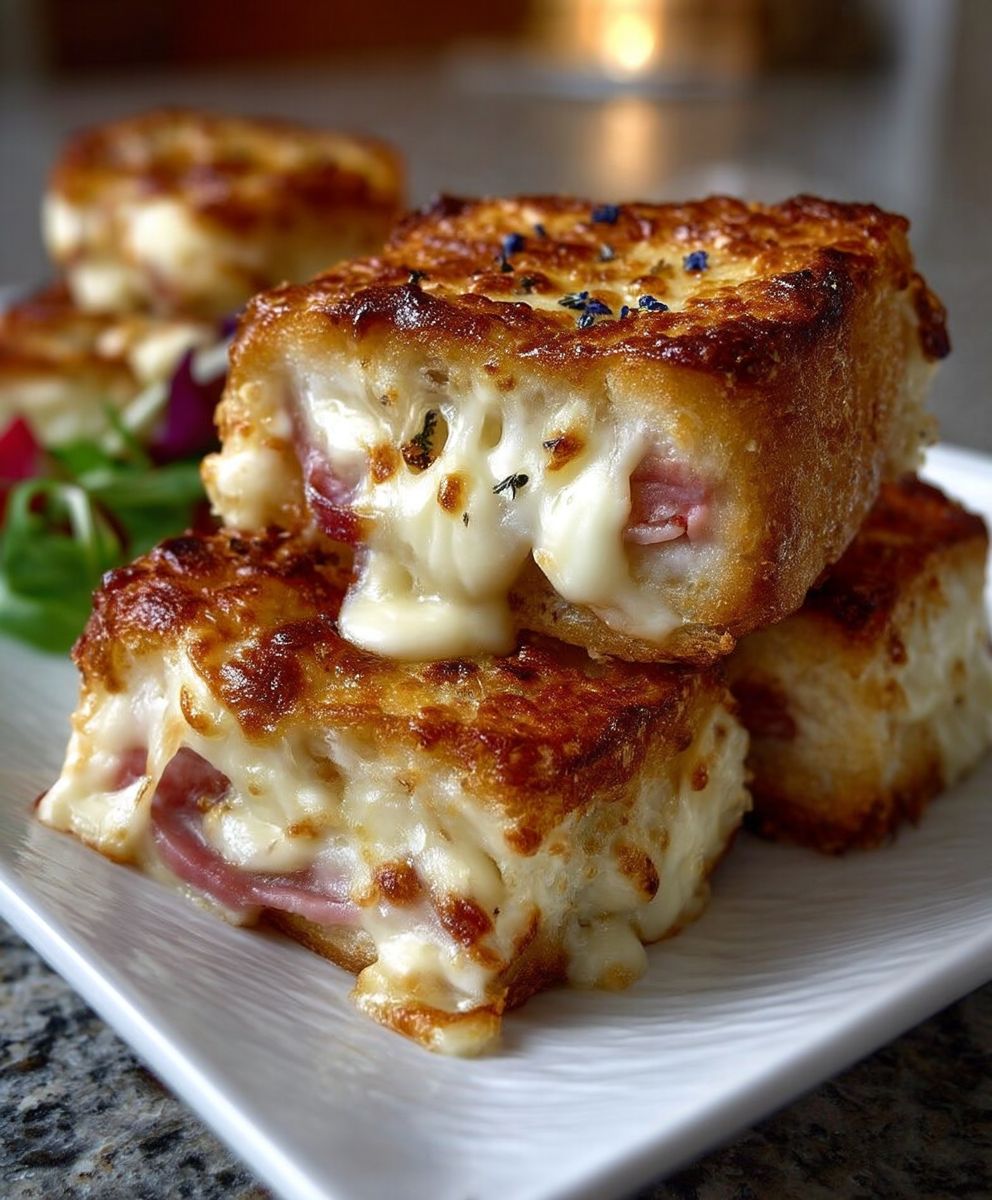 Mini Rolled Croque Monsieur