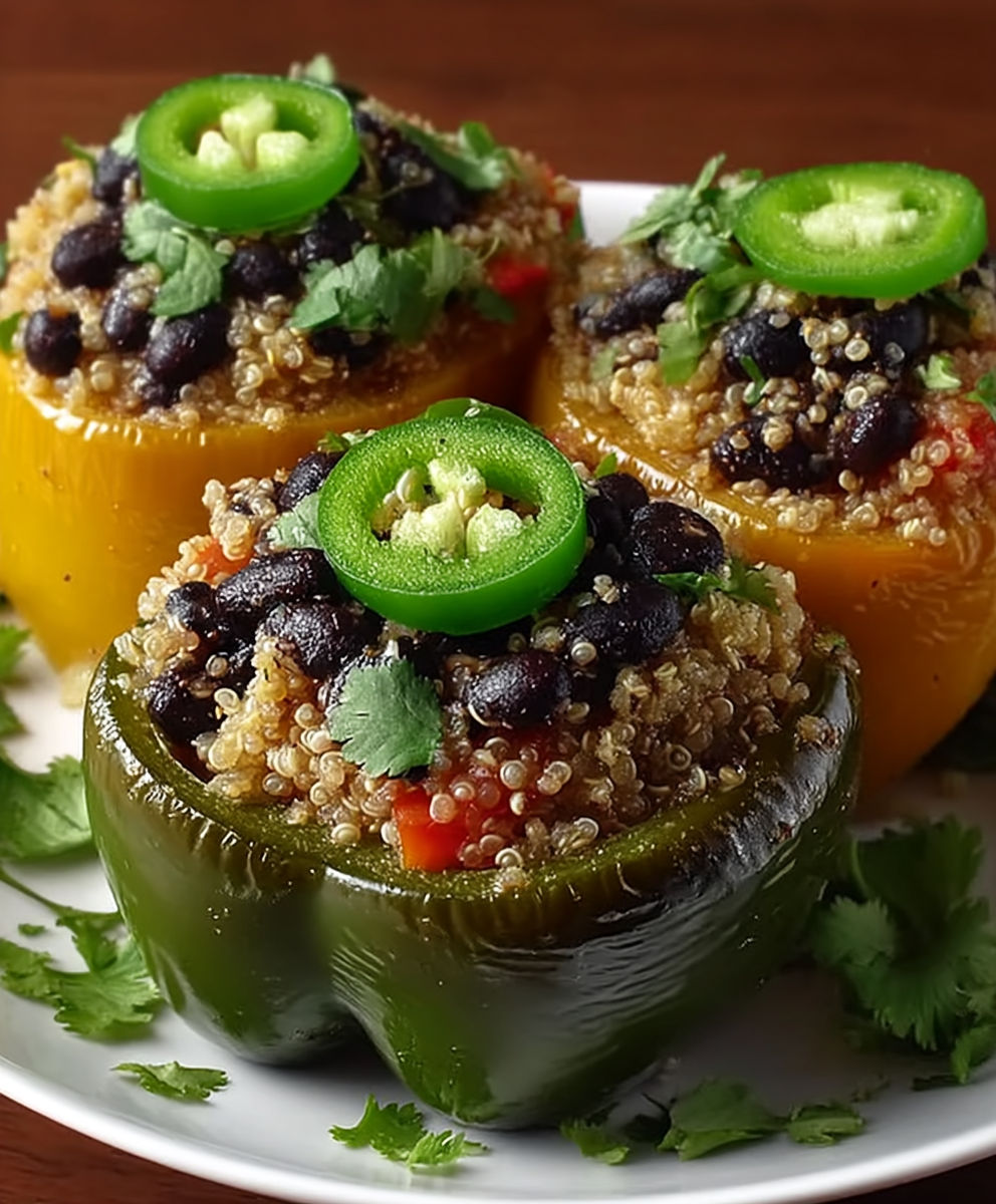 Vegetarian Stuffed Peppers Quinoa
