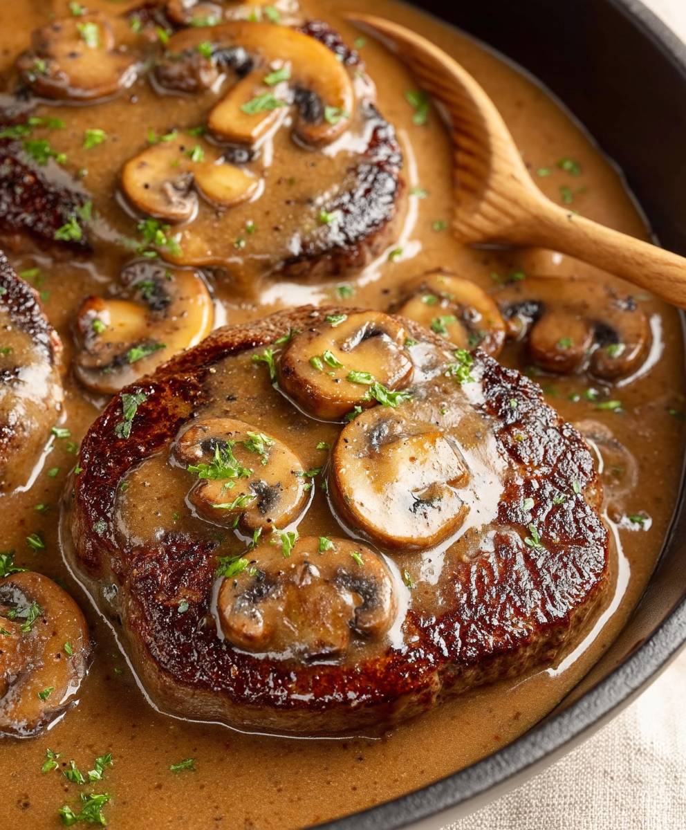 Salisbury Steak Mushroom Gravy