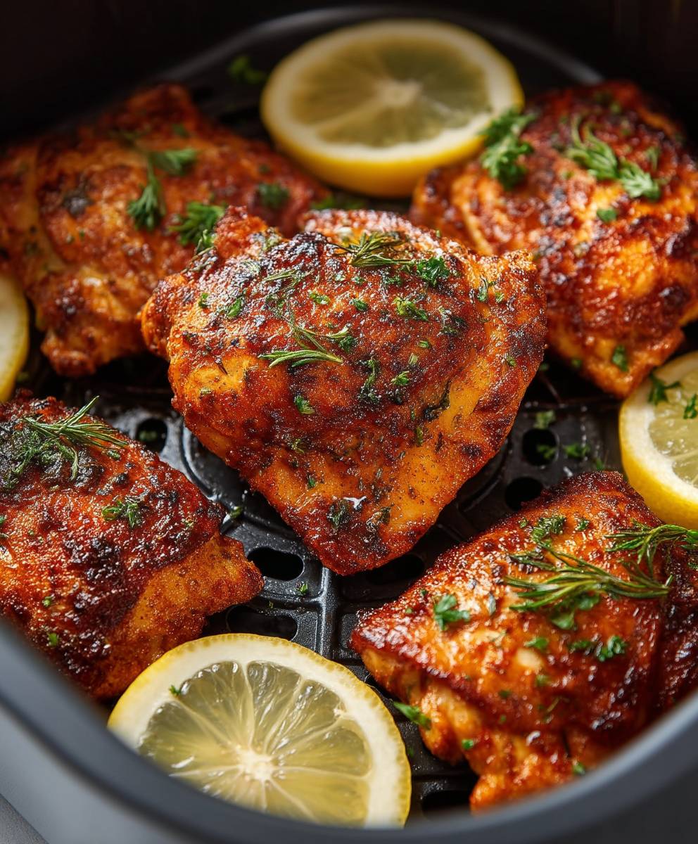 Air fryer chicken thighs