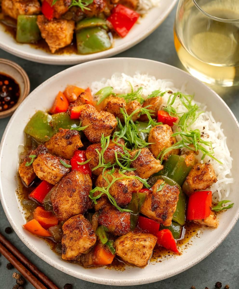 Black Pepper Chicken