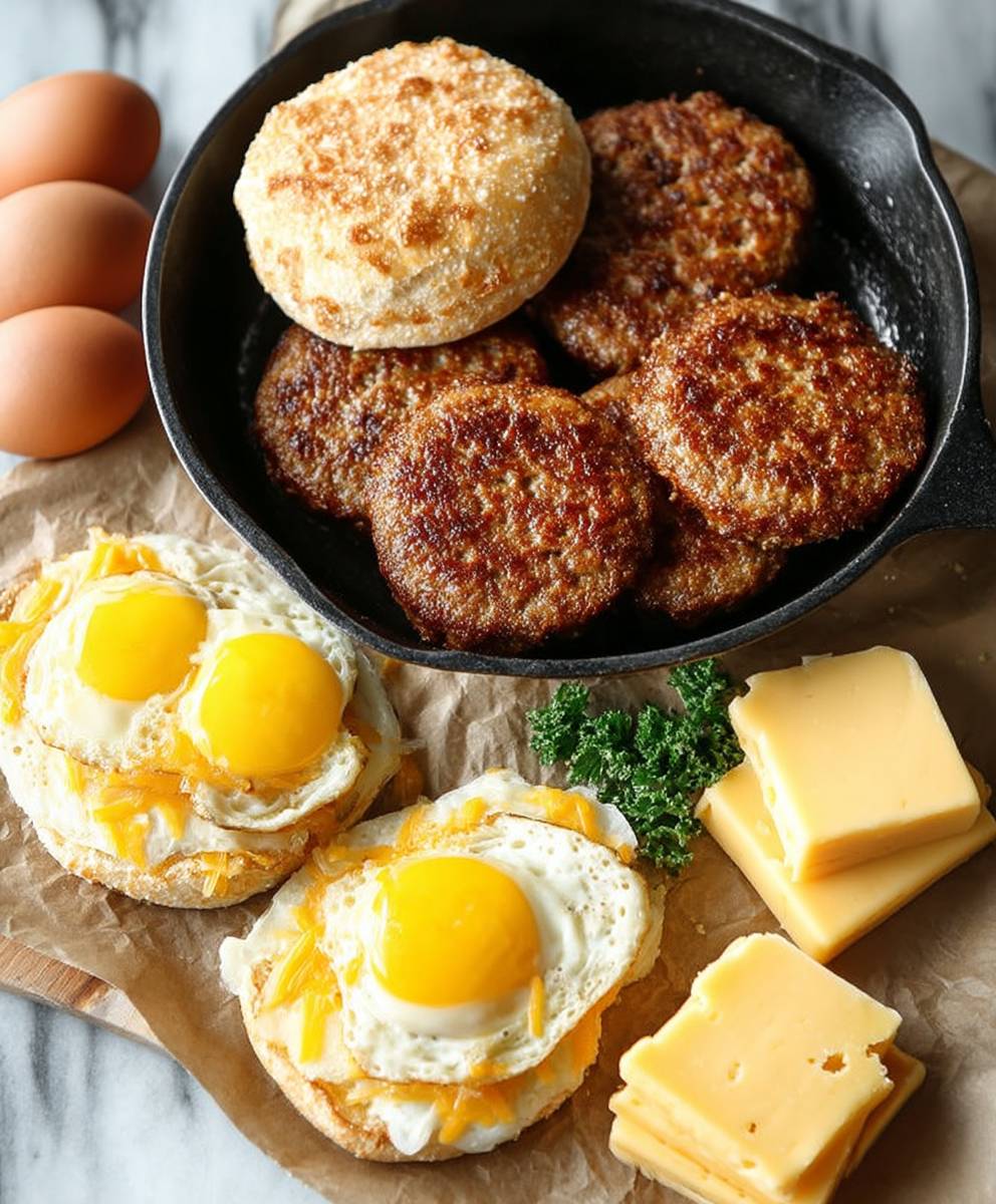 Sausage Egg Cheese Breakfast