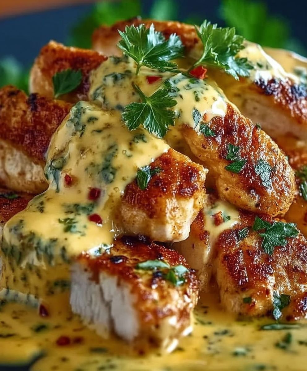 Mexican chicken cheese sauce