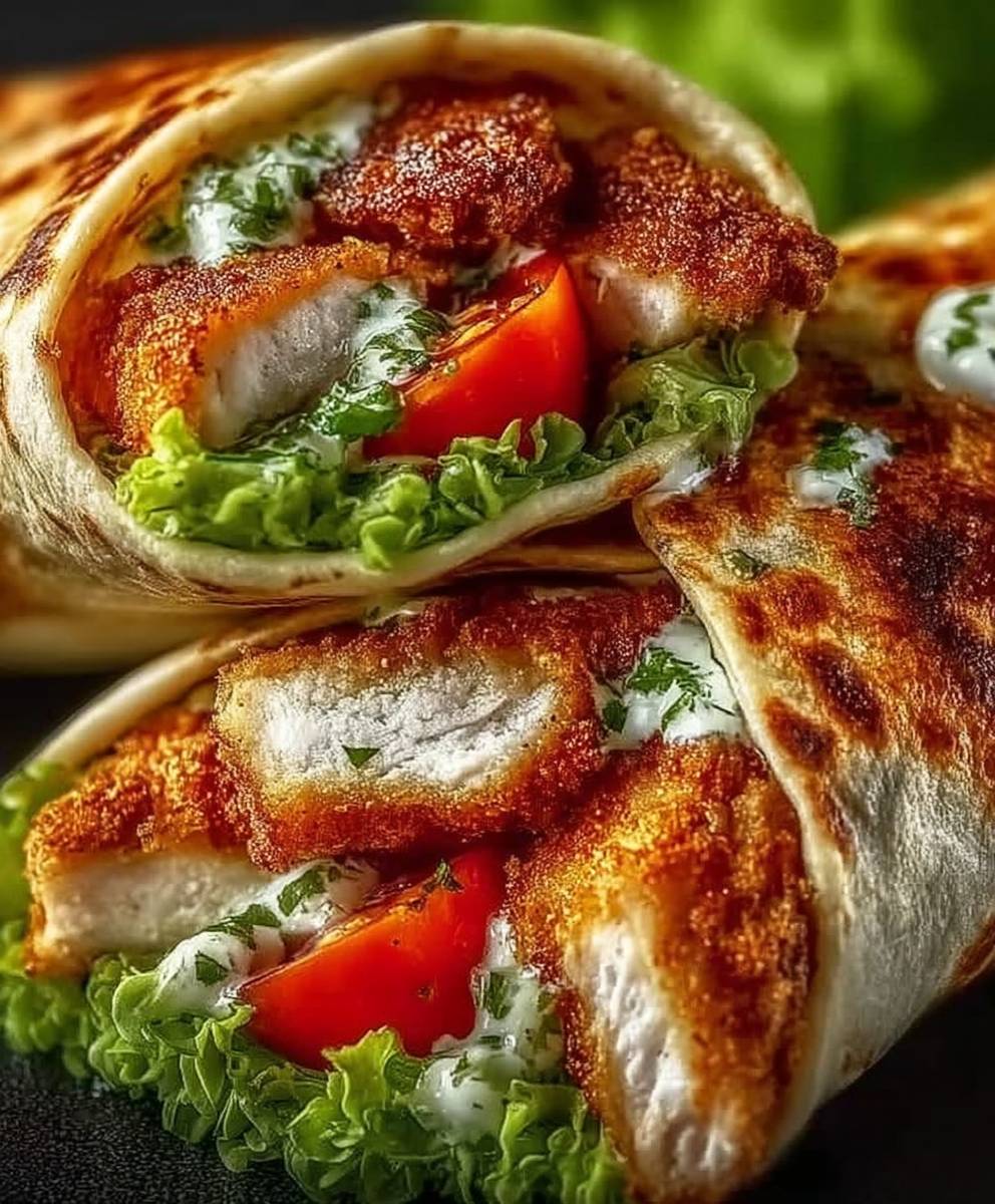 Chicken Caesar Wraps