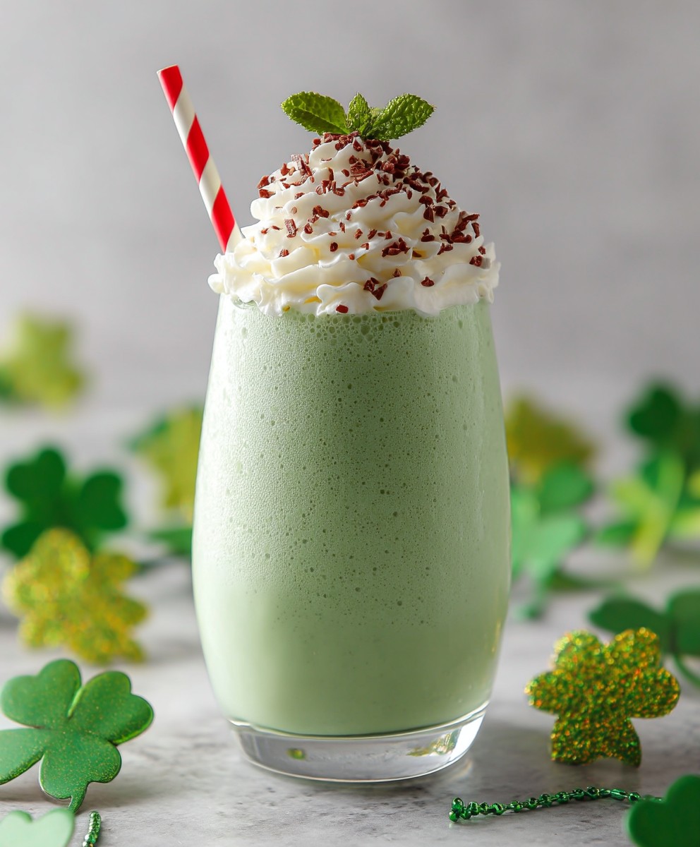 Dairy Free Mint Shake