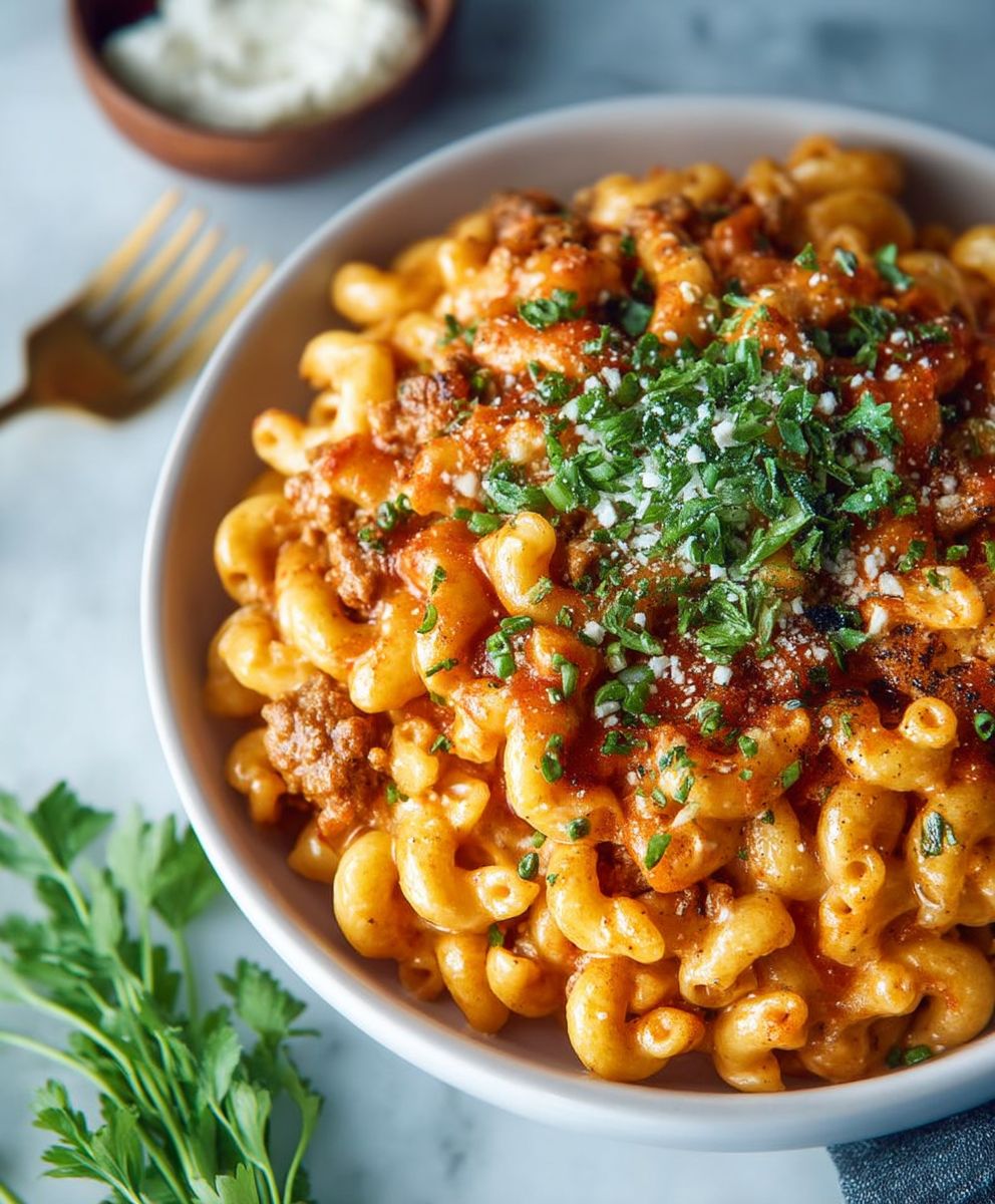Cheeseburger Mac and Cheese