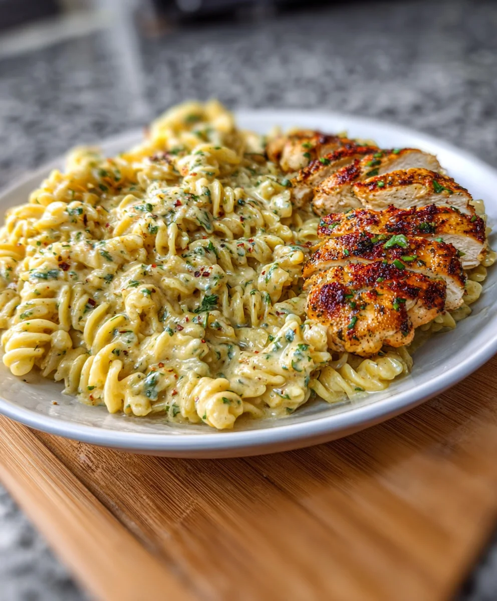 Ultimate Creamy Garlic Parm Chicken Pasta Recipe