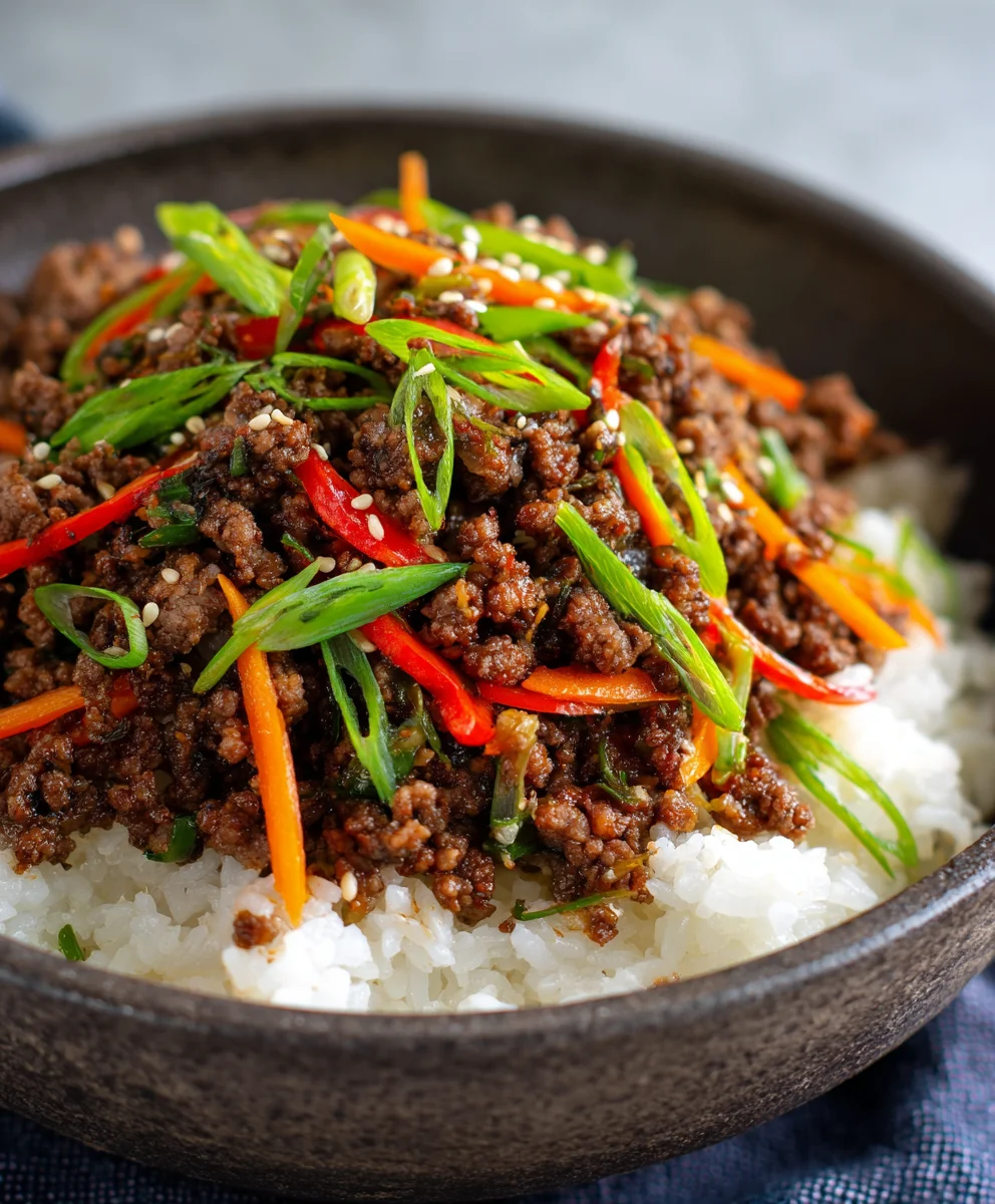 Easy & Delicious Ground Beef Bulgogi: Quick Korean Dinner