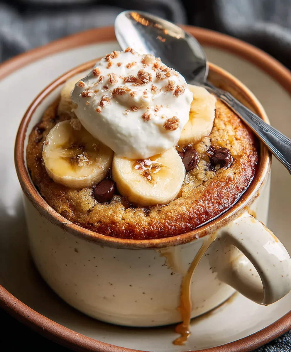 Delicious 5-Min Banana Mug Cake – Perfect Quick Treat!