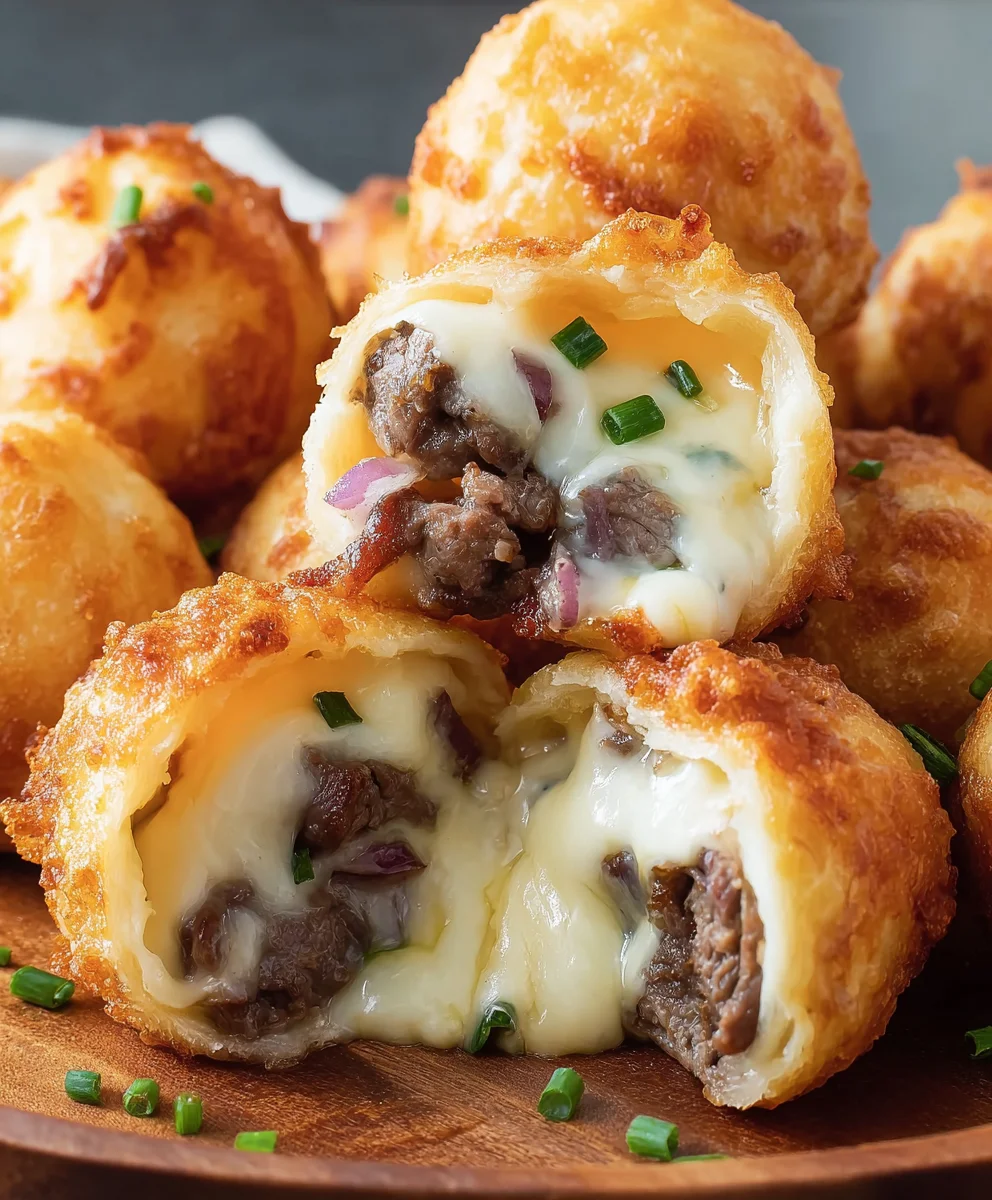 Philly Cheesesteak Bombs: Irresistible Beefy Bites!
