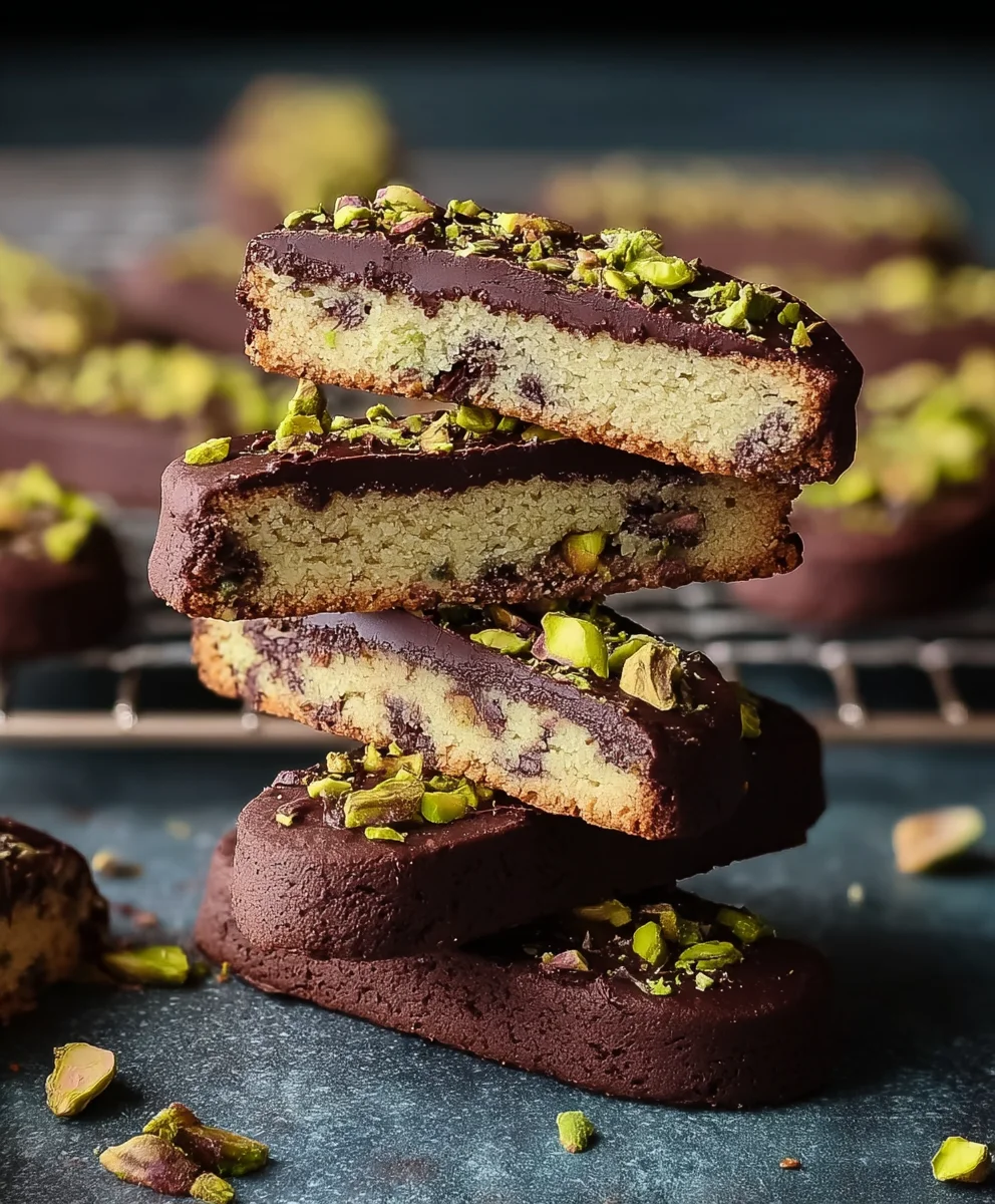 Ultimate Chocolate Pistachio Shortbread Cookies Recipe