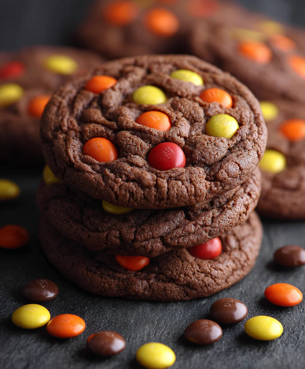 Irresistible Chocolate Reeses Pieces Cookies Recipe