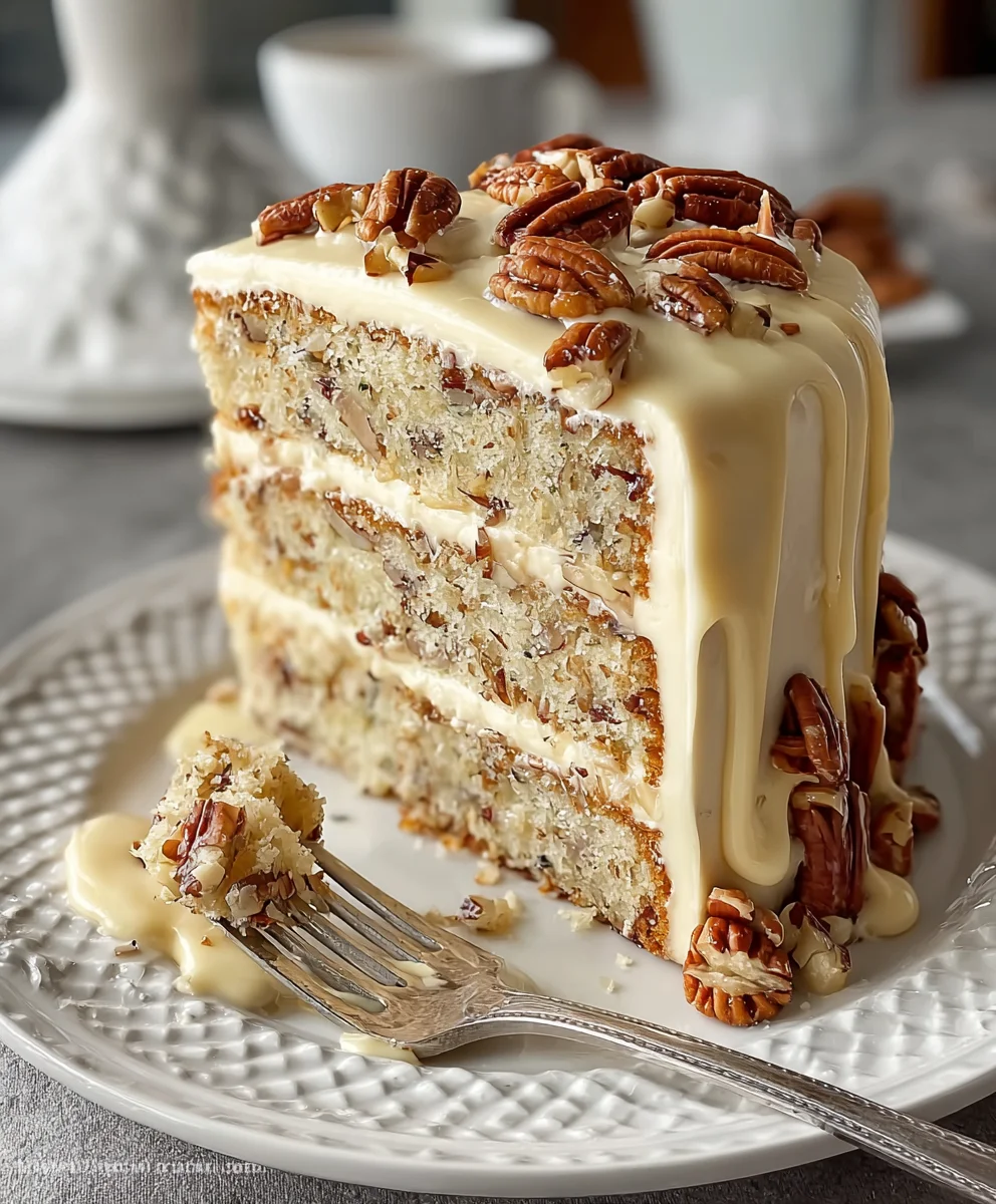 White Chocolate Pecan Layer Cake: Your New Favorite Dessert!