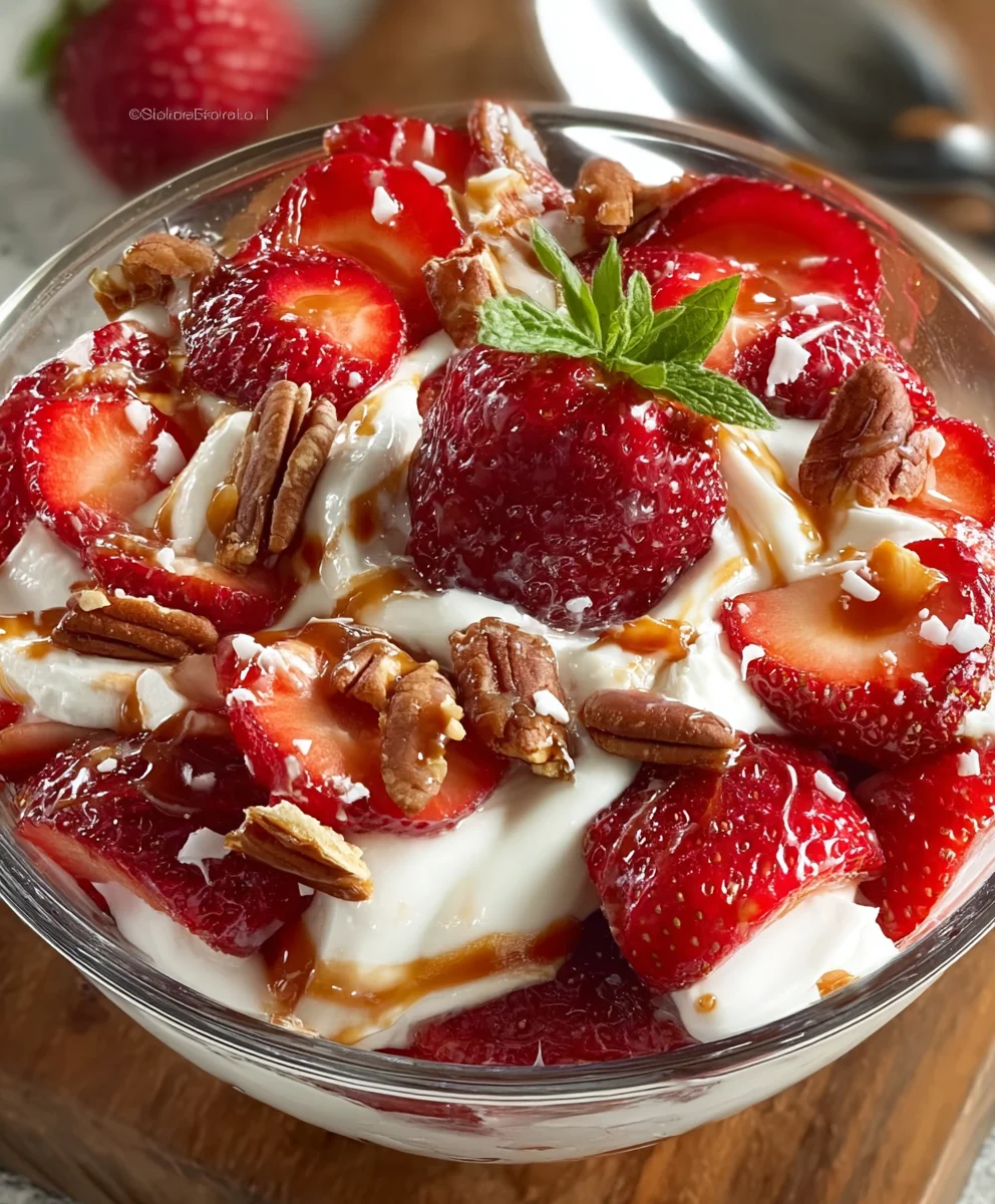 Strawberry Toffee Dessert Salad: Easy, Sweet & Crowd-Pleasing!
