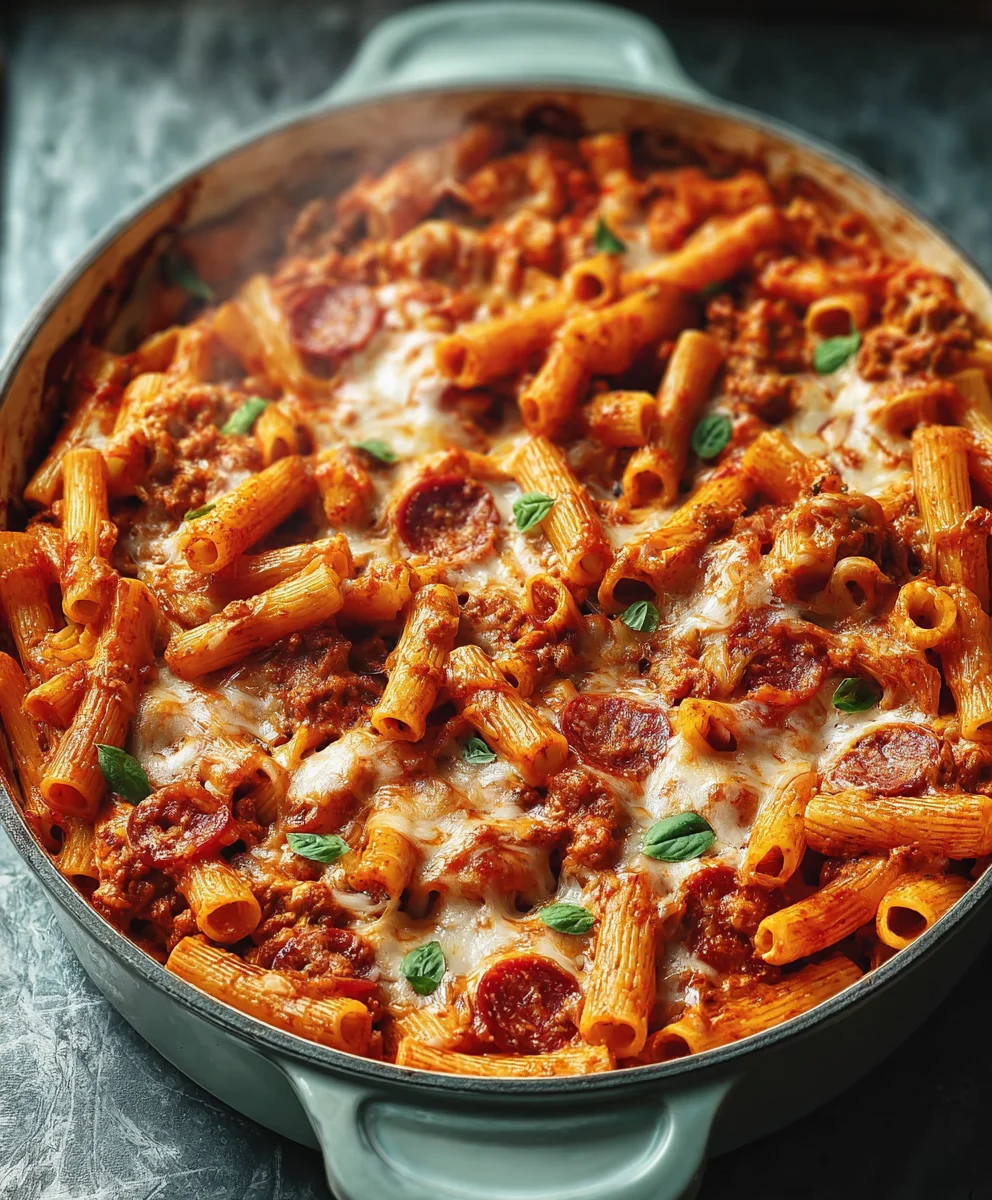 Easy Pizza Pasta Bake: Your New Favorite Dinner!