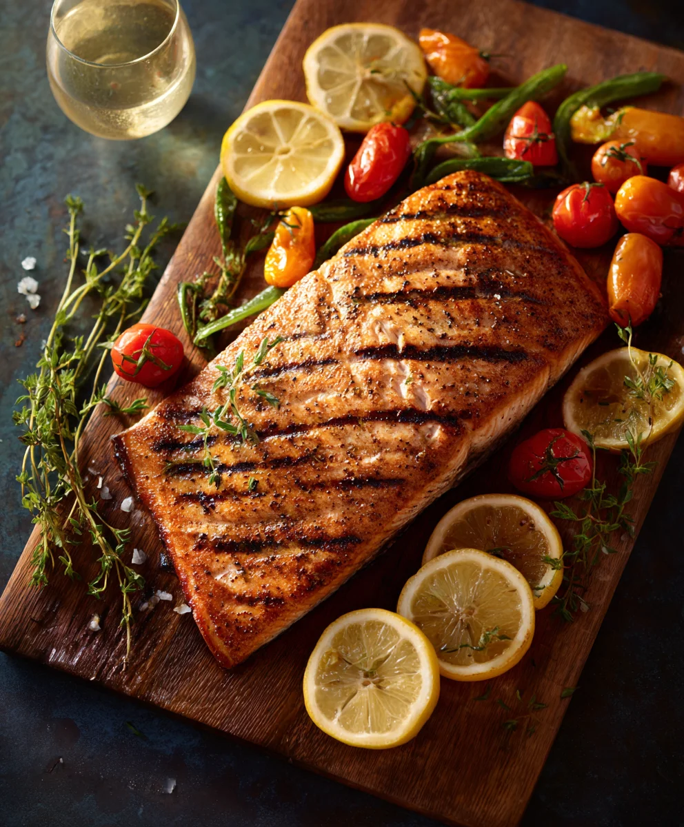Grilled Salmon with Lemon: Perfect, Healthy & Delicious!