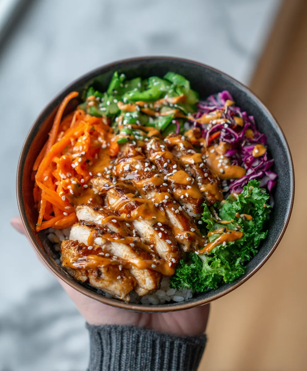 Bang Bang Chicken Bowl: Spicy, Sweet, & Savory Recipe