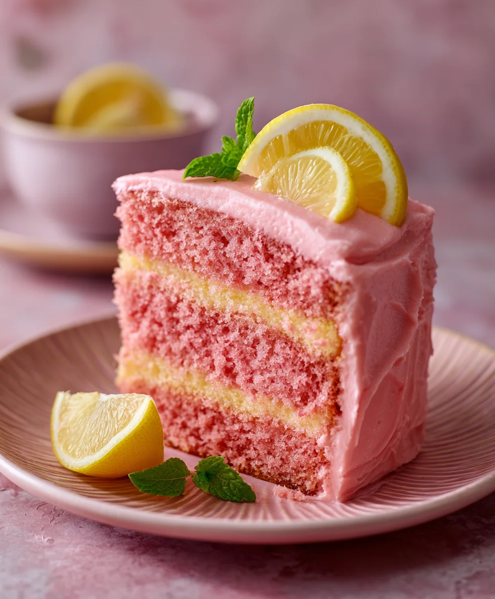 Zesty Pink Lemonade Cake: The Perfect Refreshing Dessert