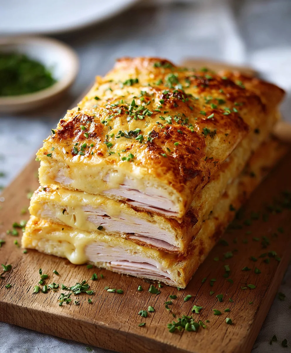Delicious Spicy Chicken & Cheese Puff Pastry Stacks