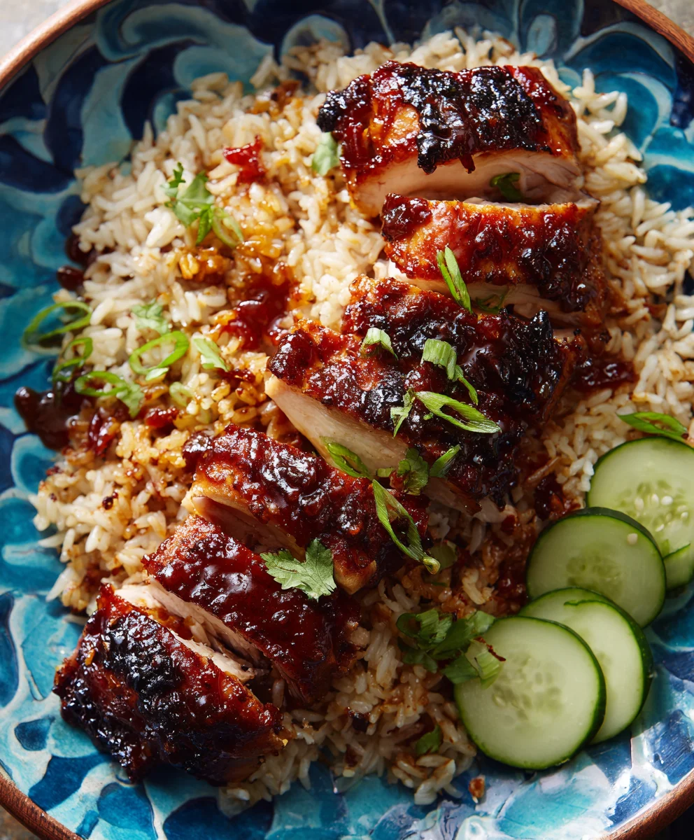 Honey BBQ Chicken Rice: Delicious, Quick & Easy Dinner