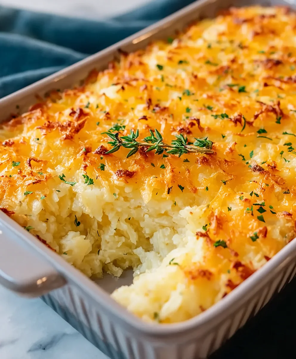 Cheesy Hashbrown Casserole: Easy & Delicious Family Recipe!