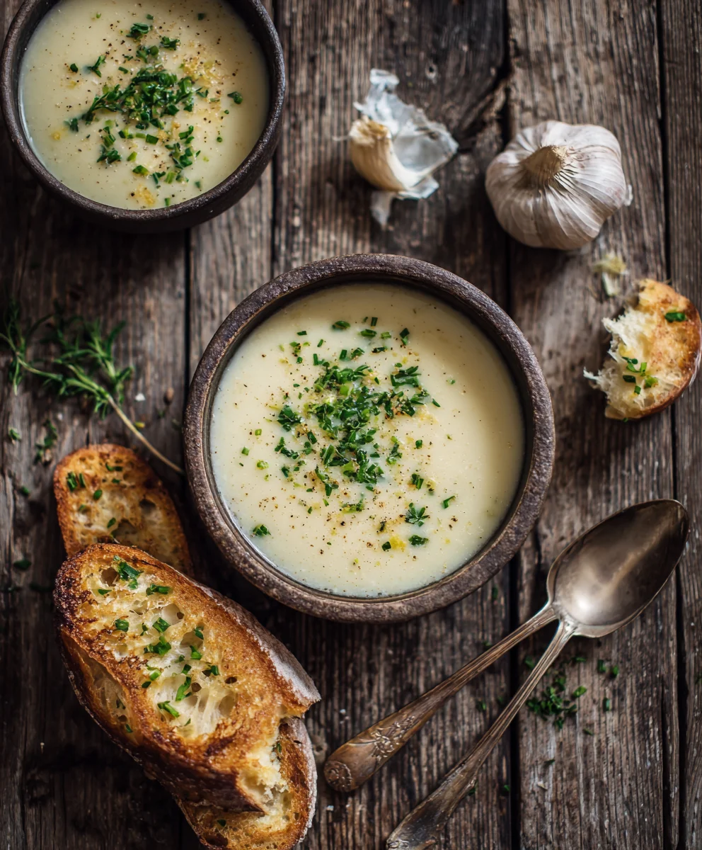 French Country Garlic Soup: Comforting & Flavorful!