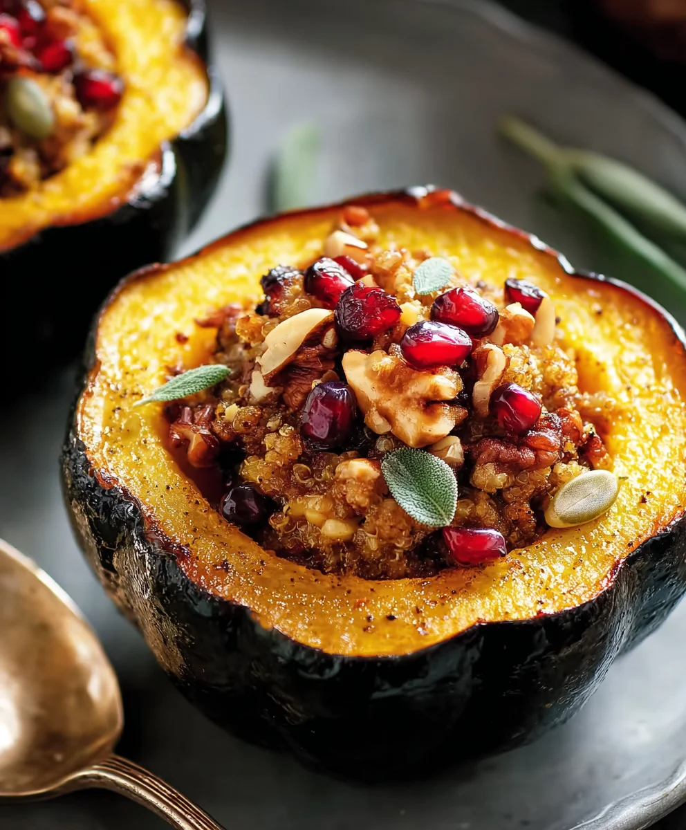 Apple Stuffed Acorn Squash: Sweet & Savory Delight!