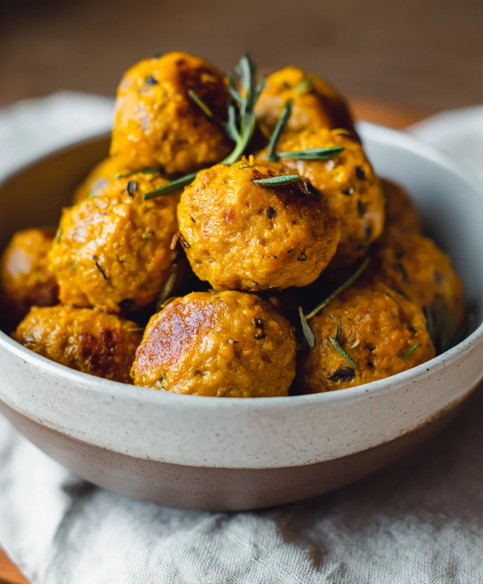 Savory Pumpkin Turkey Meatballs: Delicious & Nutritious Dinner