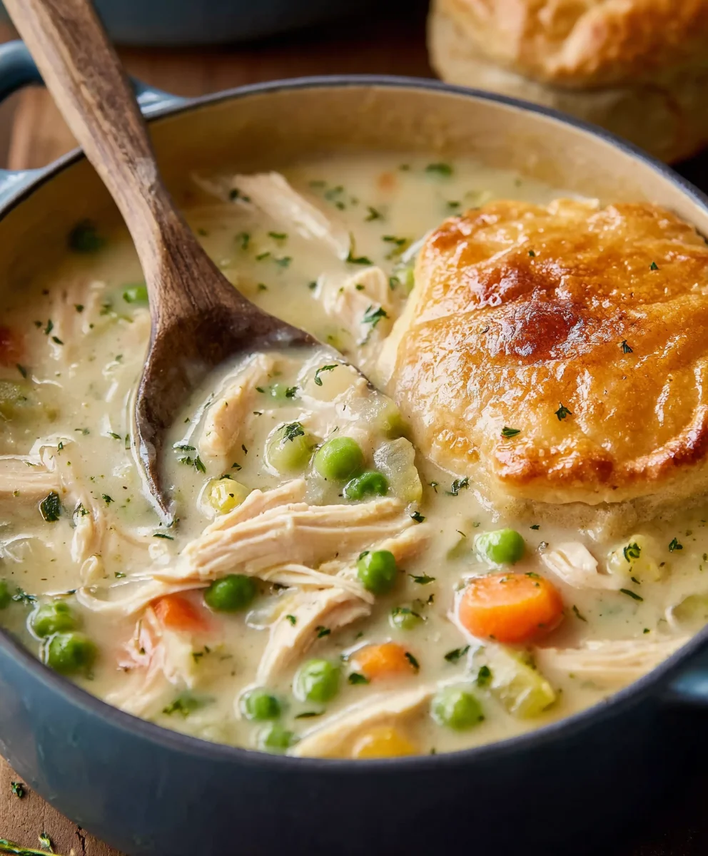Easy Chicken Pot Pie Soup: Hearty & Delicious Comfort Meal!